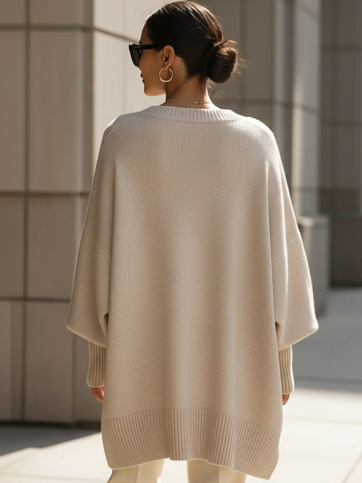 Anneta | Suéter poncho oversized