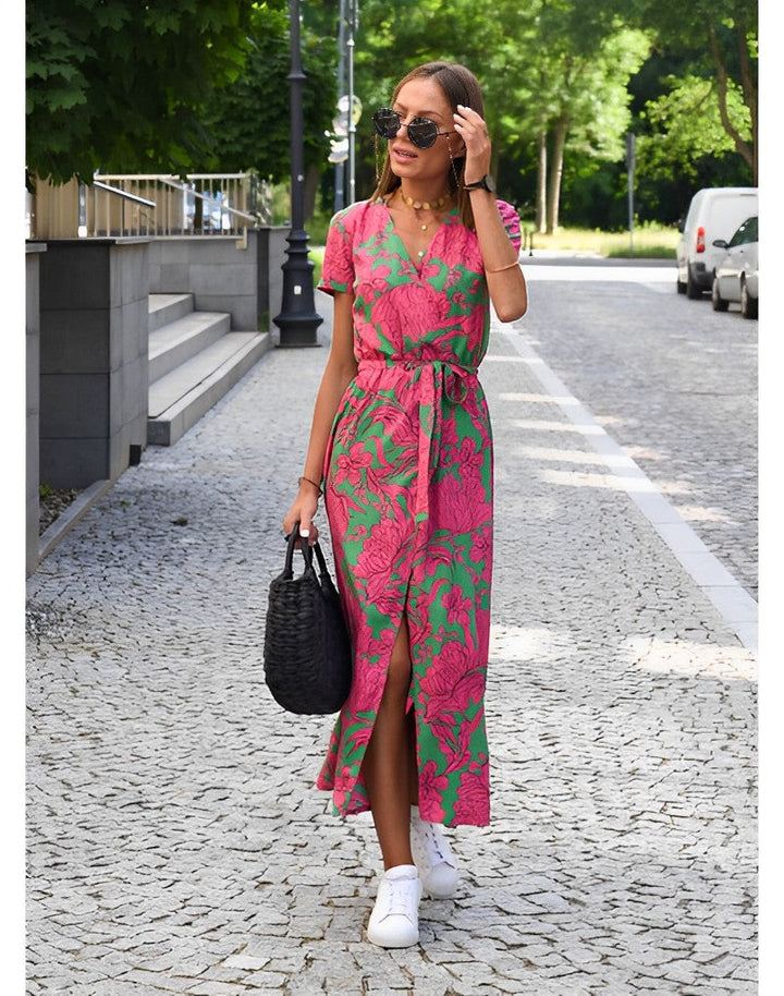 Anna™ Vestido de Muher estampado floral primavera/verão