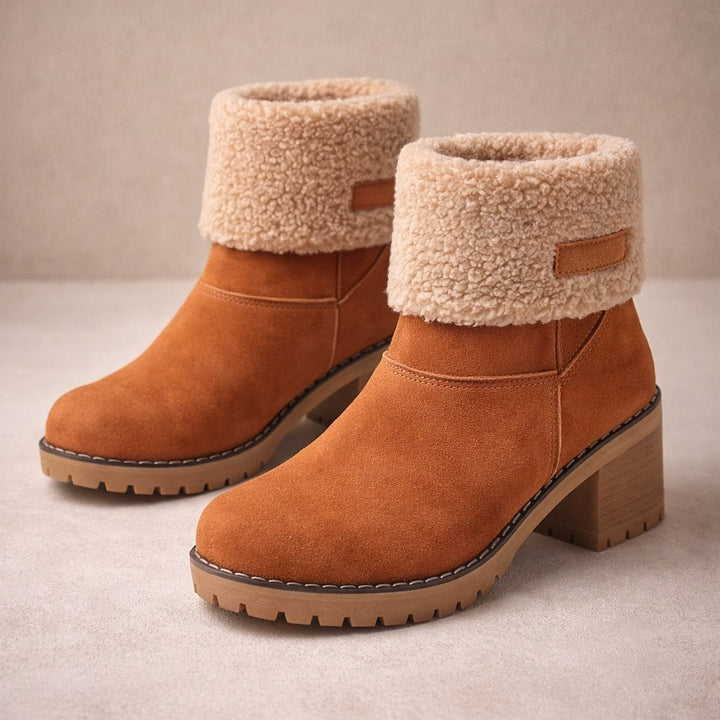 Botim de Tornozelo em Camurça Kalena com Punho