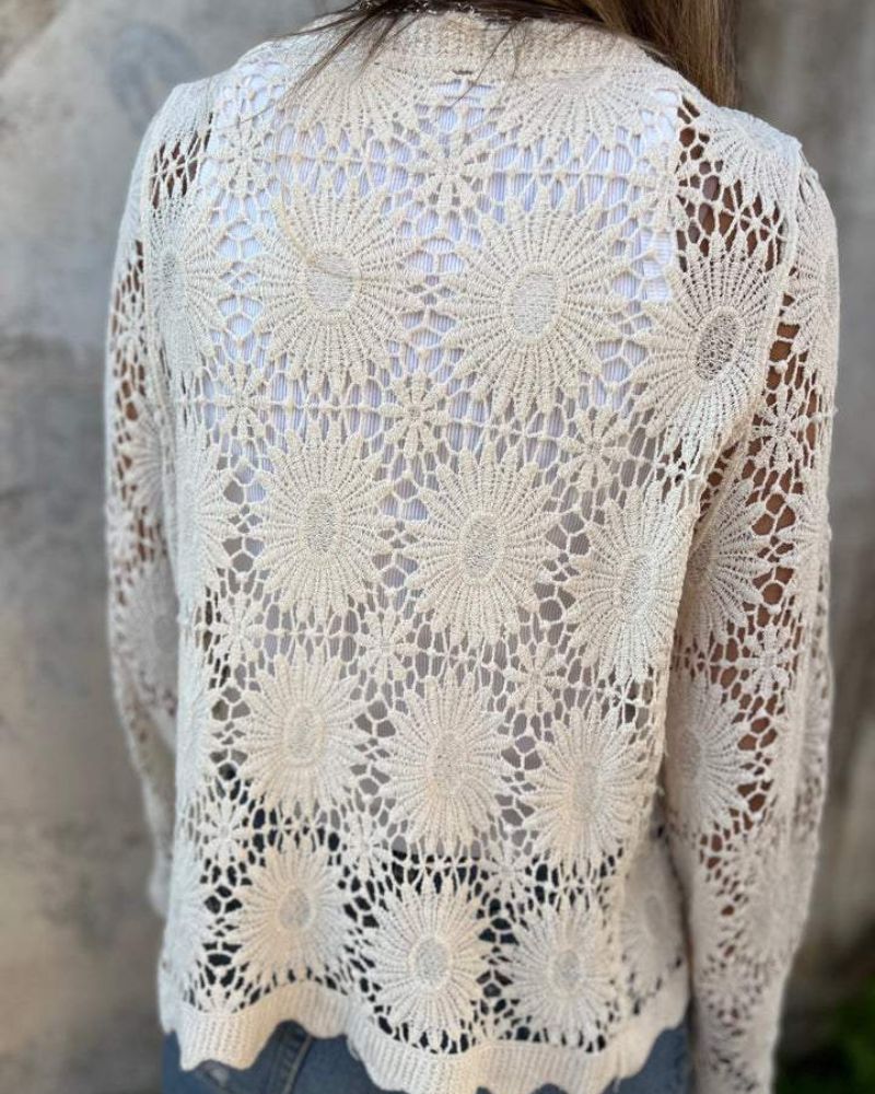 Cláudia - Cardigan  em Renda