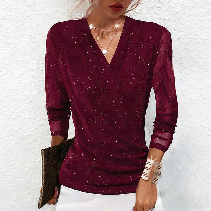 Blusa Brilhante MAYA Elegance