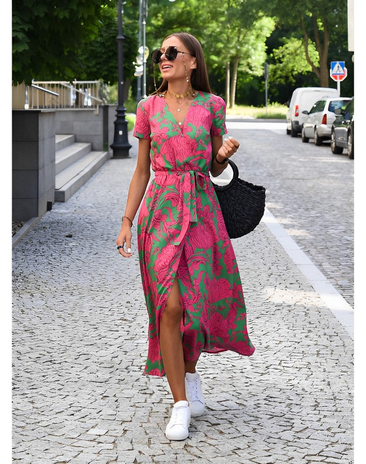 Anna™ Vestido de Muher estampado floral primavera/verão