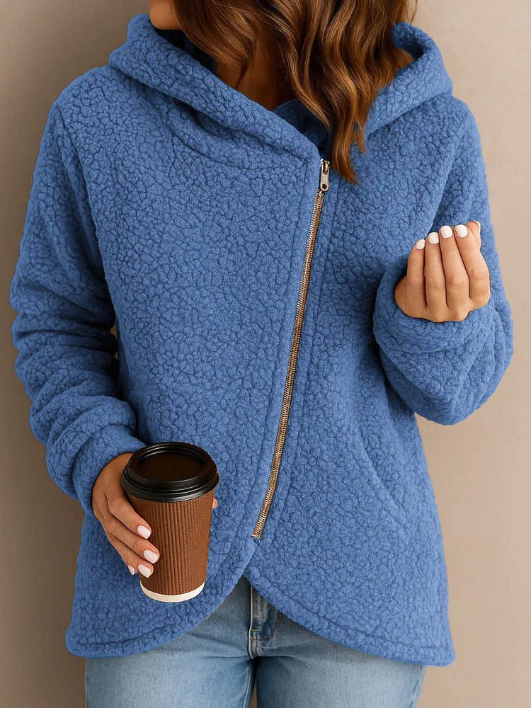 Wendie - Casaco Polar Cozy Zip
