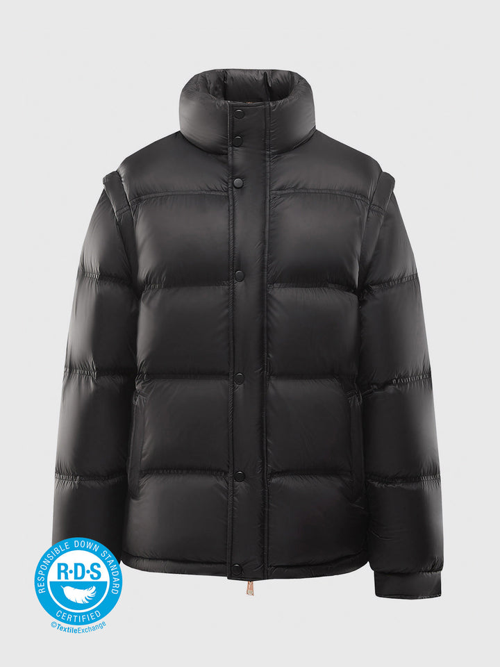Casaco Puffer Frente e Verso