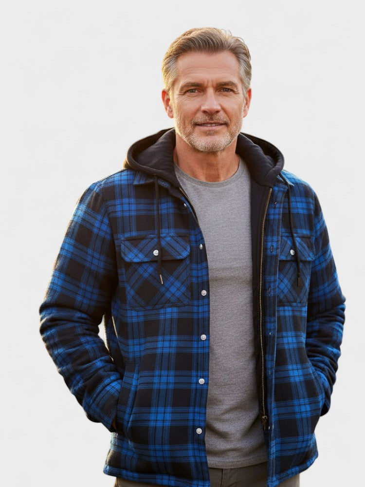 Asger™ | Casaco Masculino Quente em Mistura de Lã Premium