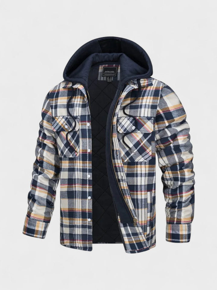 Asger™ | Casaco Masculino Quente em Mistura de Lã Premium