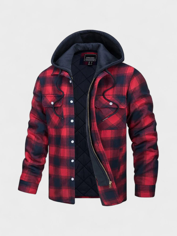 Asger™ | Casaco Masculino Quente em Mistura de Lã Premium