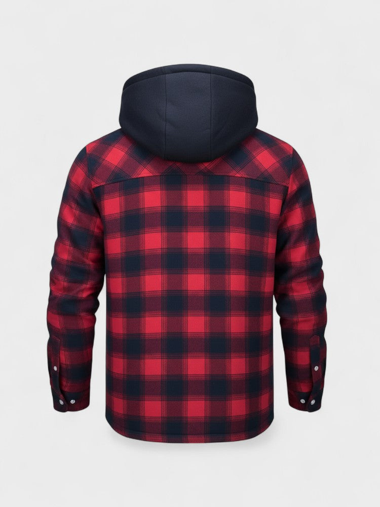 Asger™ | Casaco Masculino Quente em Mistura de Lã Premium