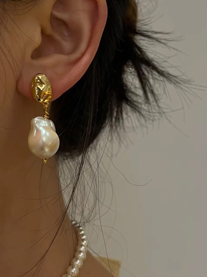 Brincos de Pérola Serena