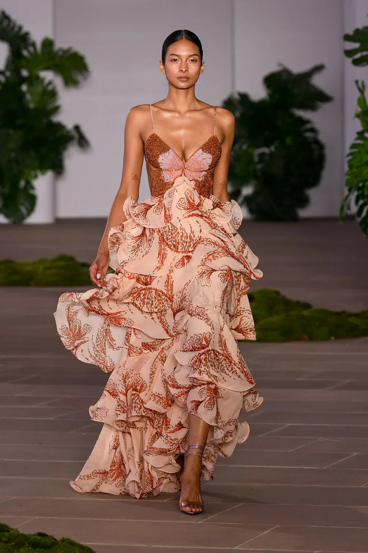 Nahia | Vestido com babados