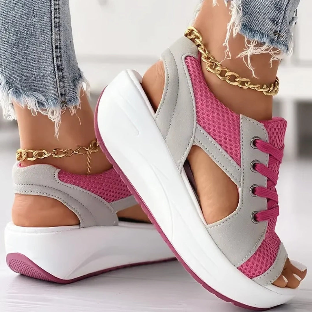 Nayeli - Sandália Casual com Laços