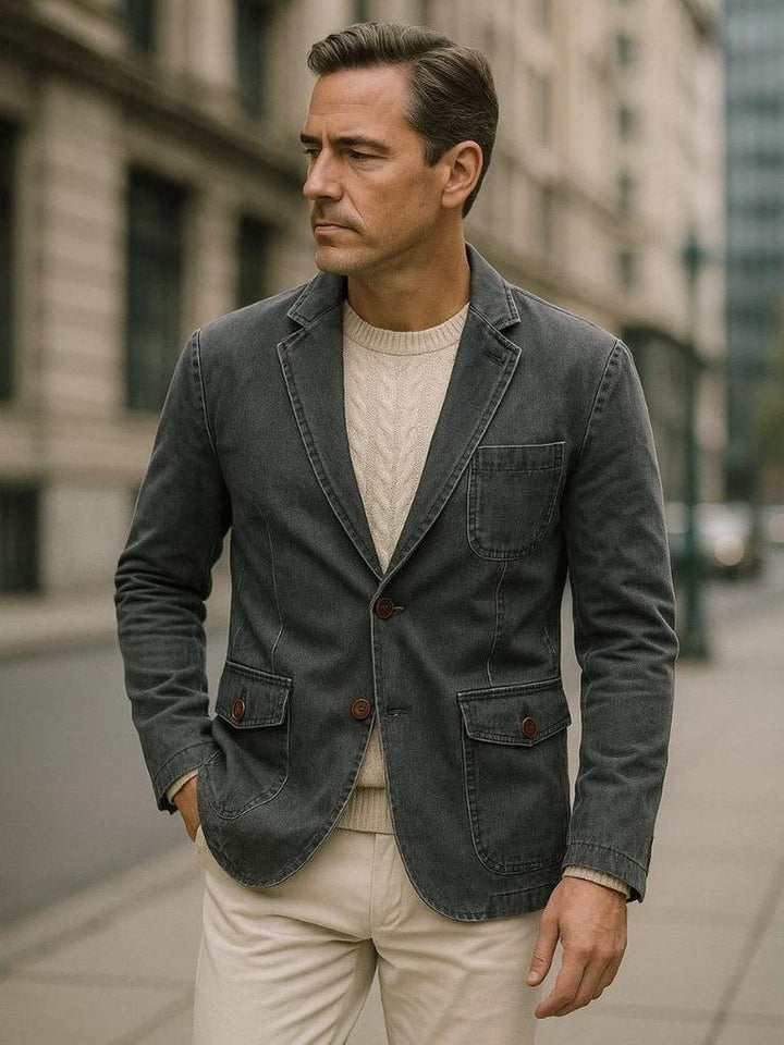 Covenant™ | Blazer de Denim