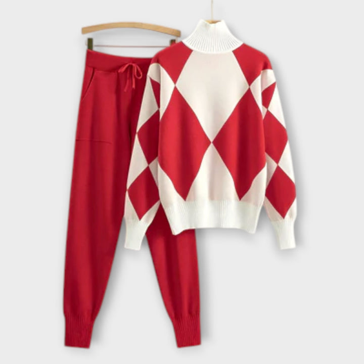 Conjunto Elegante em Duas Peças