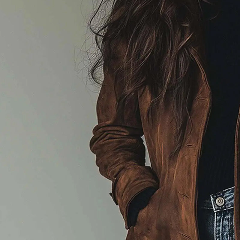 Casaco longo Giulia elegante e intemporal