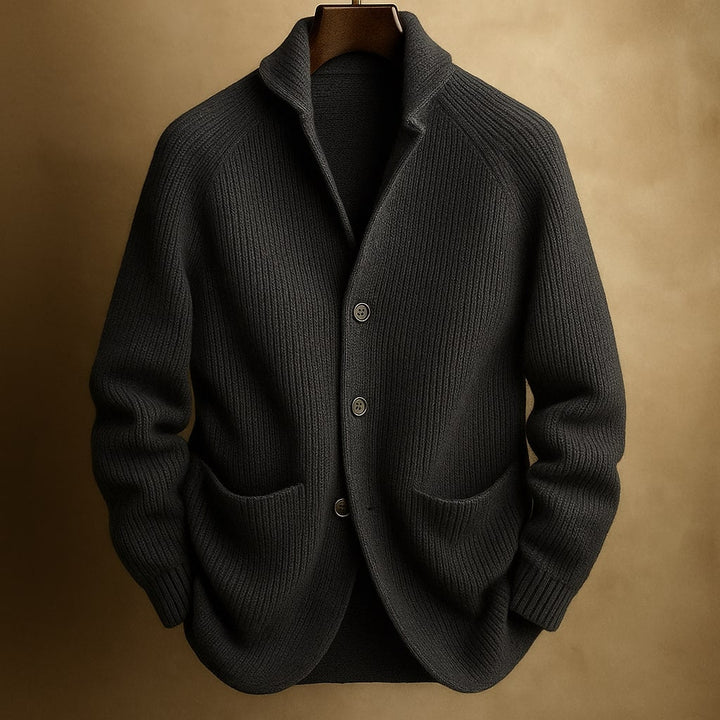Roro | CARDIGAN DE HOMEM EM LANA CÔNICA PARA HOMEM