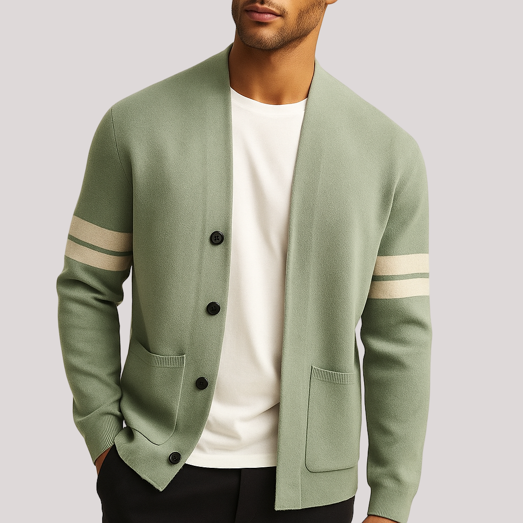 David | Cardigã de Homem casual com botões