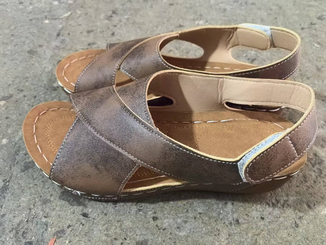 Lucia - Novas Sandálias de Salto Alto de Verão para Mulheres em Estilo Vintage