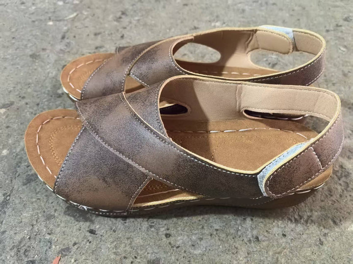 Lucia - Novas Sandálias de Salto Alto de Verão para Mulheres em Estilo Vintage