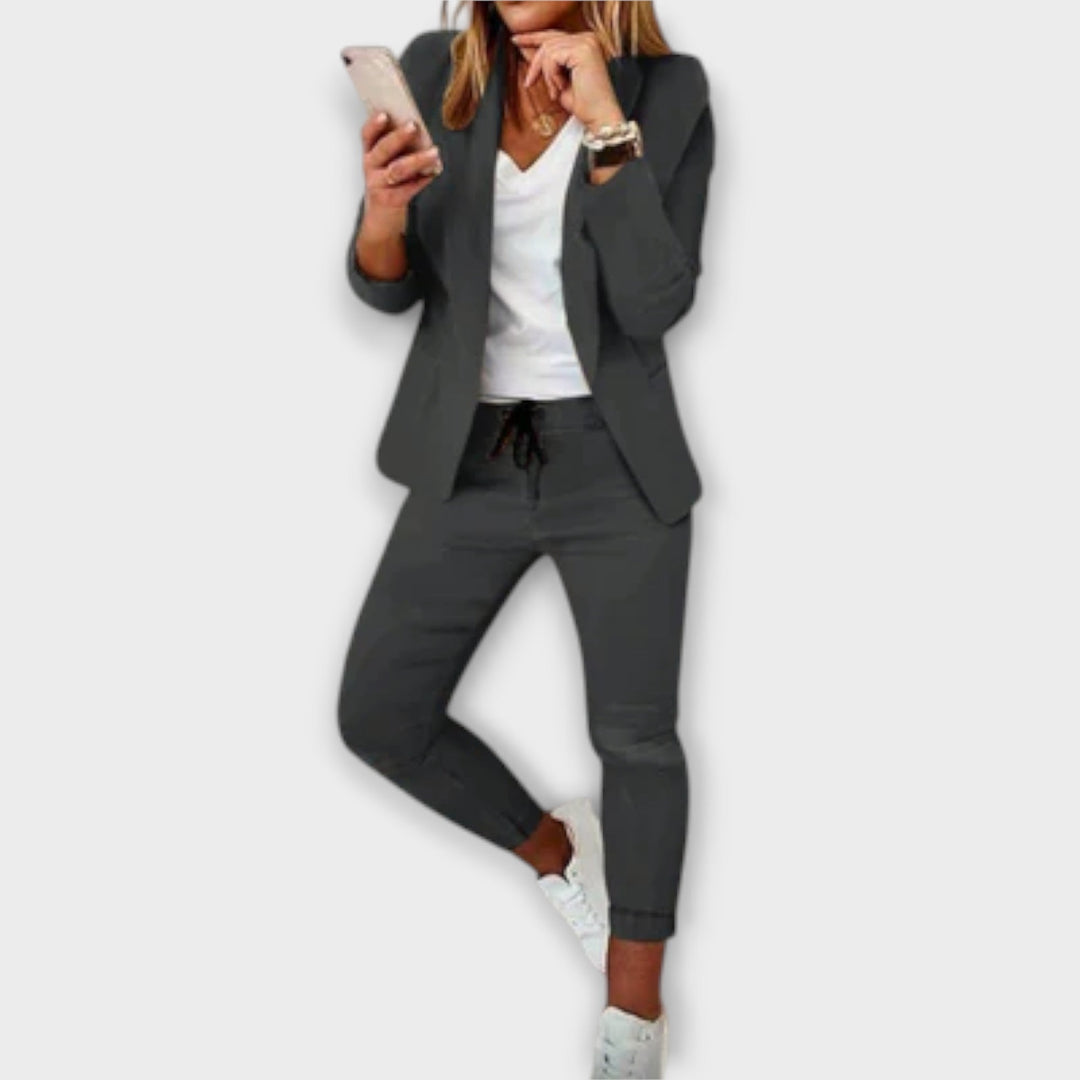 Conjunto de Blazer Elegante e Confortável