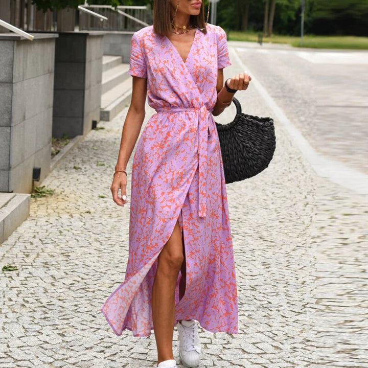 Anna™ Vestido de Muher estampado floral primavera/verão