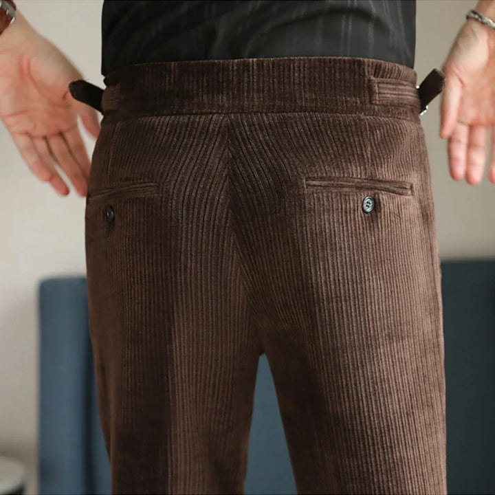 Calças Casuais de Cintura Alta Christophe Marechal