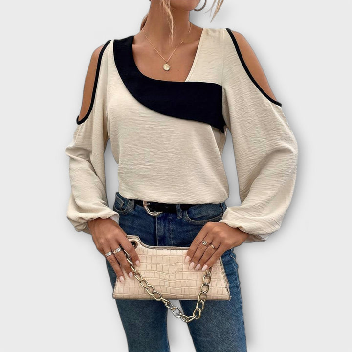 Blusa com decote quadrado