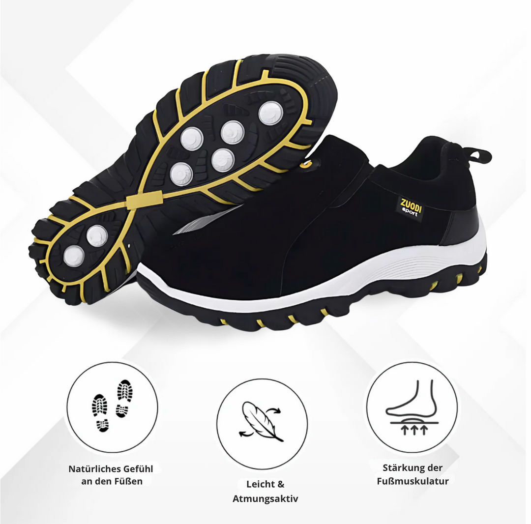 OrthoFlex – flexibilidade e suporte em cada passo