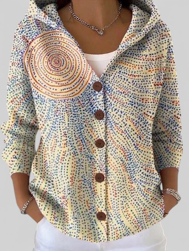 Carmen™ | Cardigan longo artístico e quente