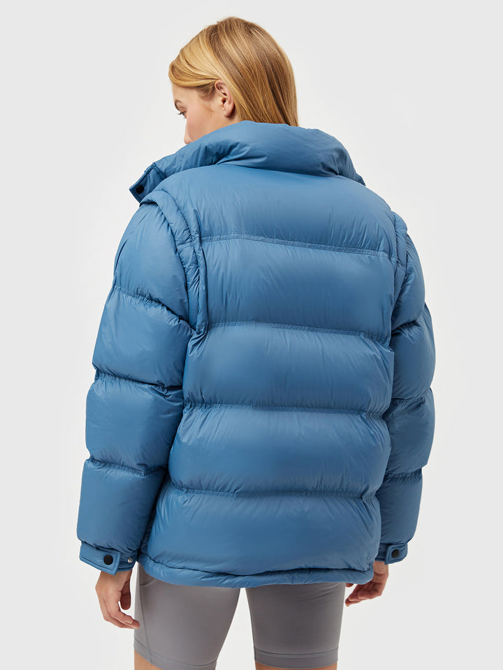 Casaco Puffer Frente e Verso