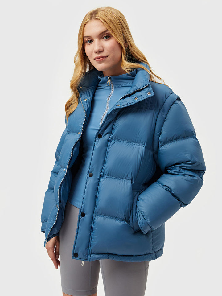 Casaco Puffer Frente e Verso