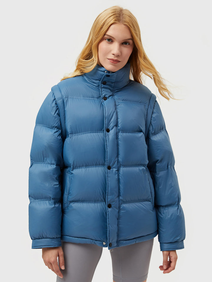 Casaco Puffer Frente e Verso