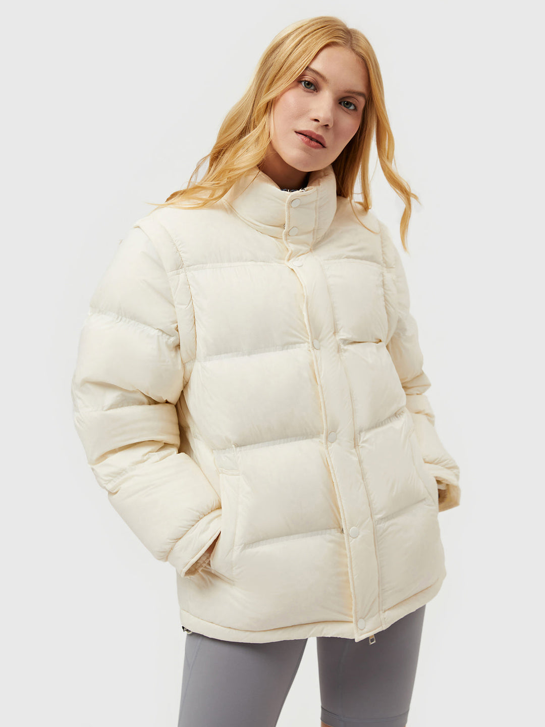 Casaco Puffer Frente e Verso