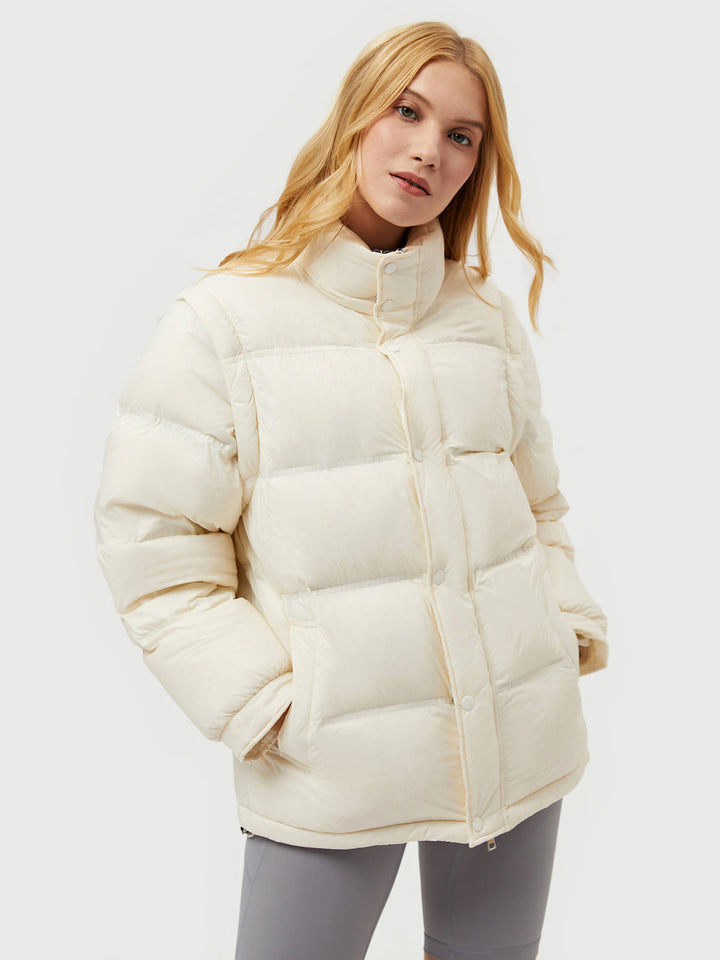 Casaco Puffer Frente e Verso