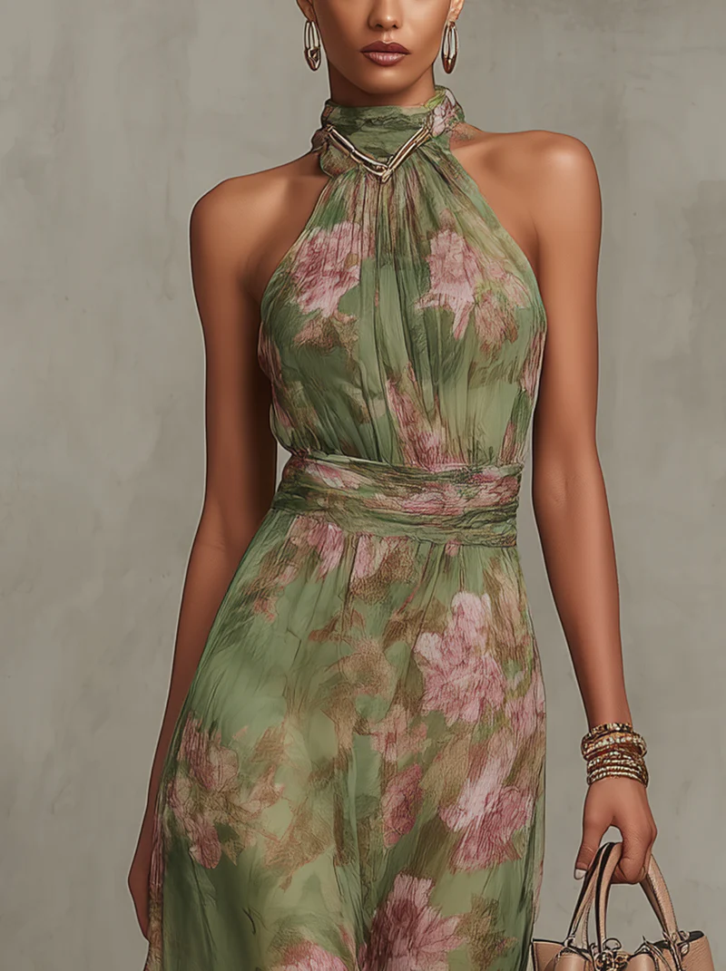 Sophie | Vestido floral  elegante de verão