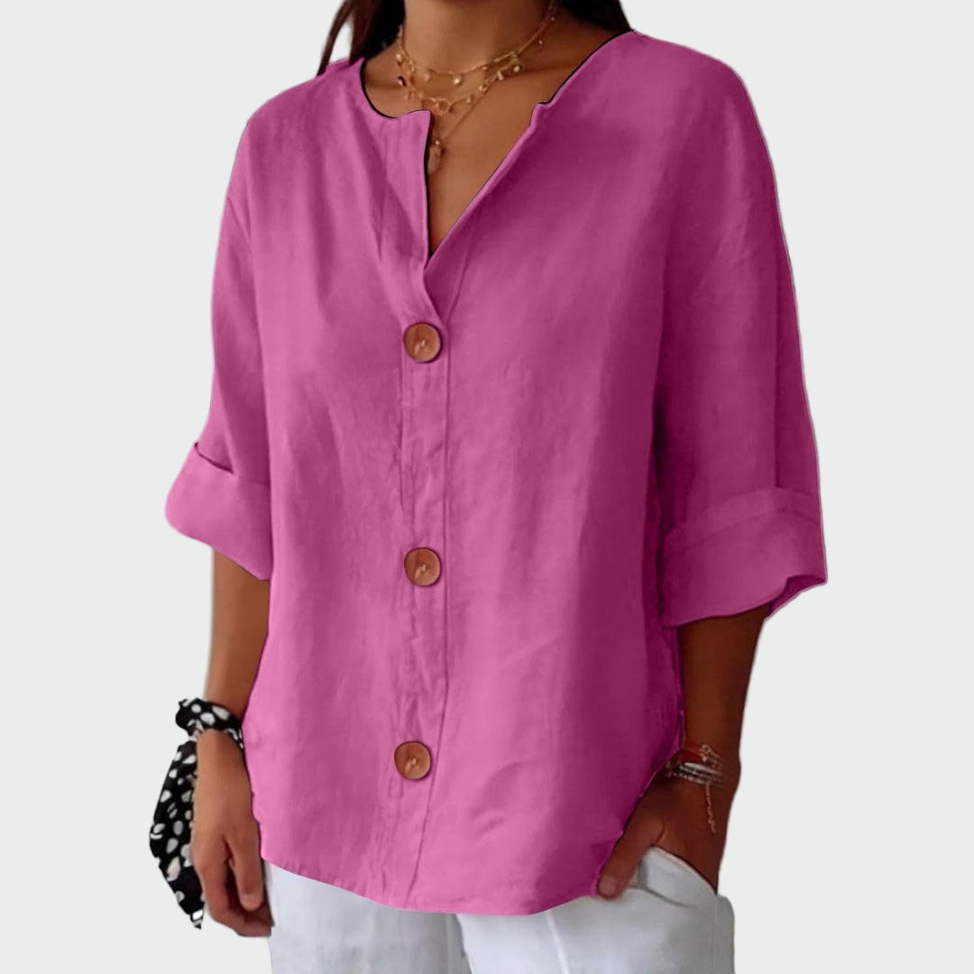 Blusa casual com textura