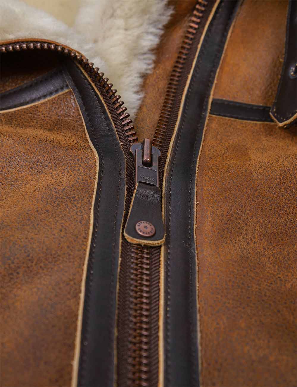 Aron™ | Casaco Bomber com Pelo Sintético