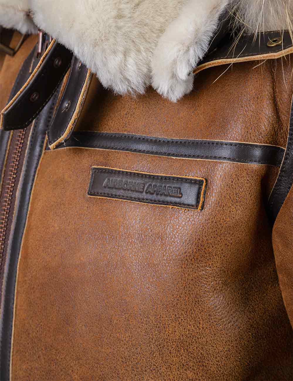 Aron™ | Casaco Bomber com Pelo Sintético