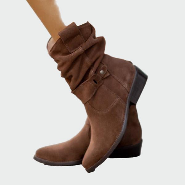 Botas confortáveis até ao tornozelo