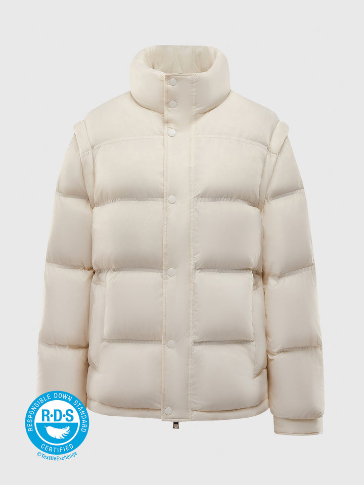 Casaco Puffer Frente e Verso