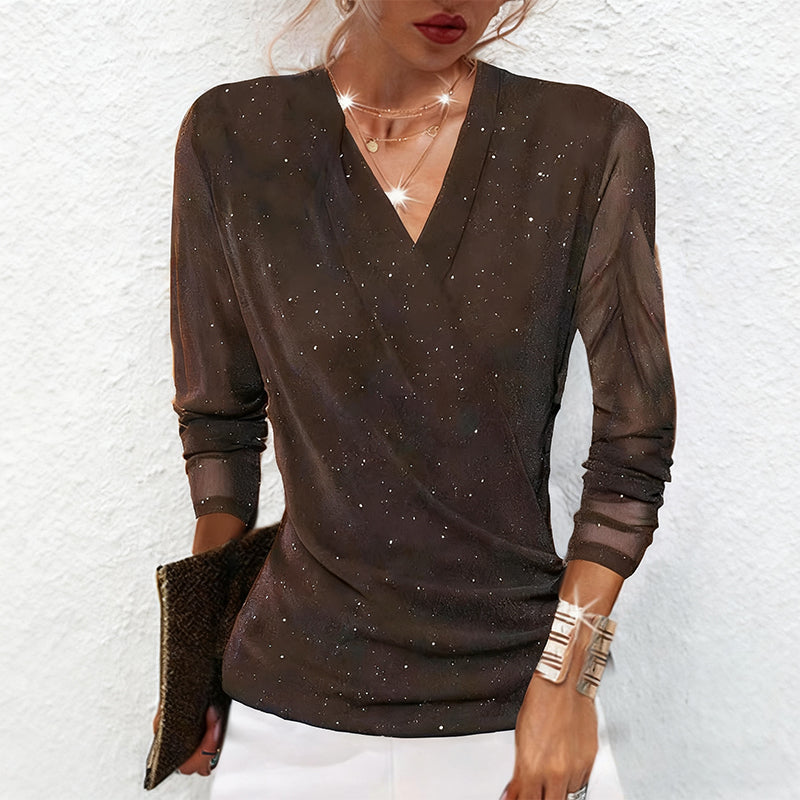 Blusa Brilhante MAYA Elegance