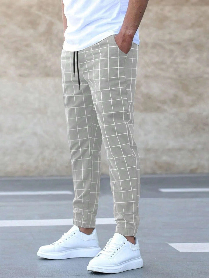 COLOMBO | CALÇA JOGGER XADREZ MASCULINA