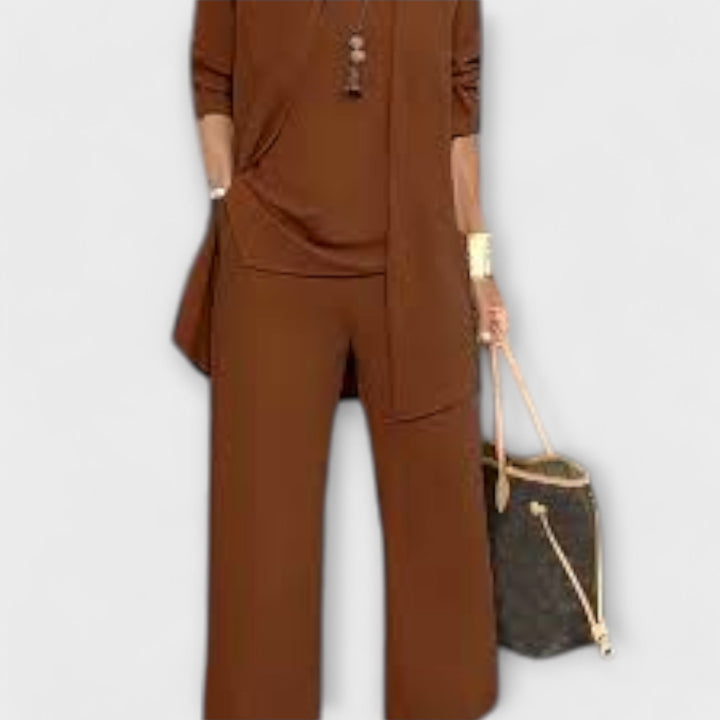 Lora - Conjunto Casual de Três Peças