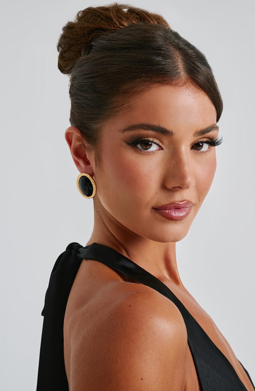 Brincos Eloise - Preto/Dourado