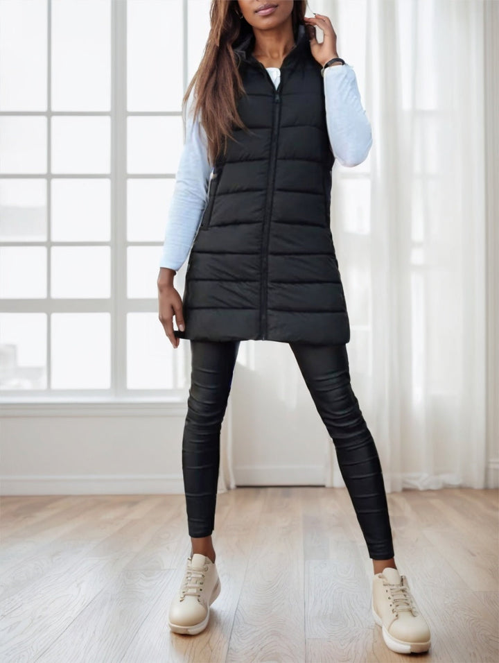 Julieta™﻿ - Colete acolchoado com capuz