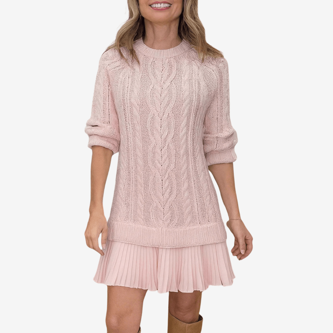 Gaely™ – Vestido de Malha com Toque Feminino
