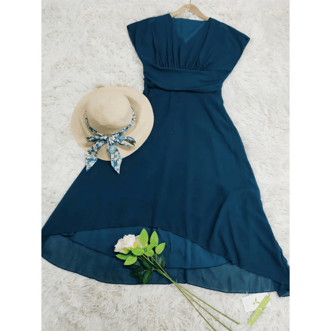 Helena | Vestido Helena Midi Formal com Decote em V