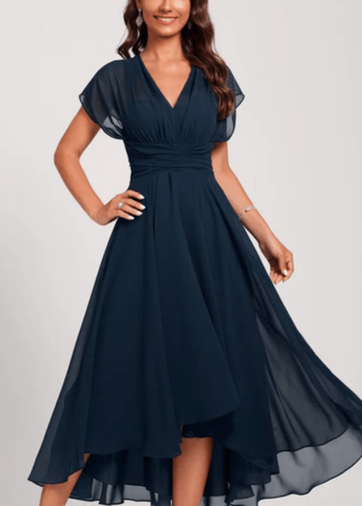 Helena | Vestido Helena Midi Formal com Decote em V