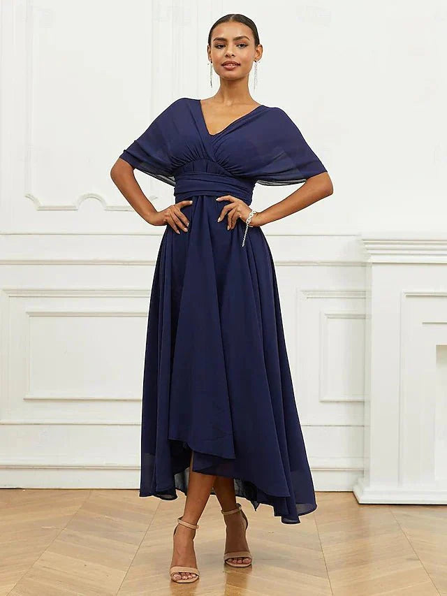 Helena | Vestido Helena Midi Formal com Decote em V