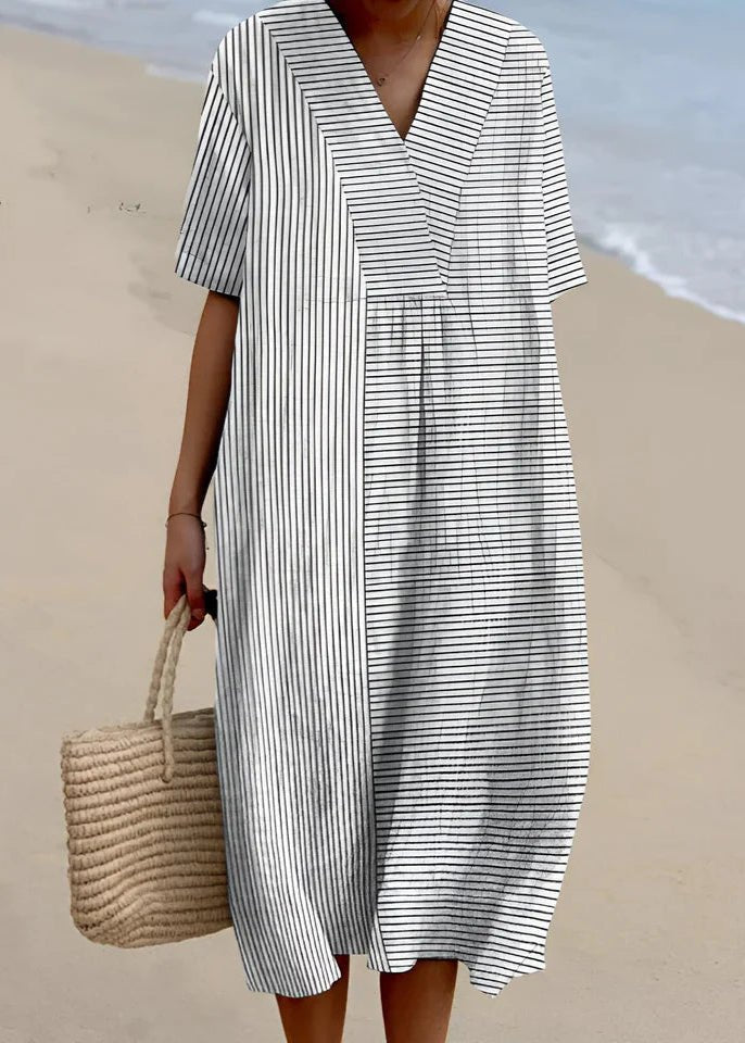 Imelda | Elegante vestido geométrico