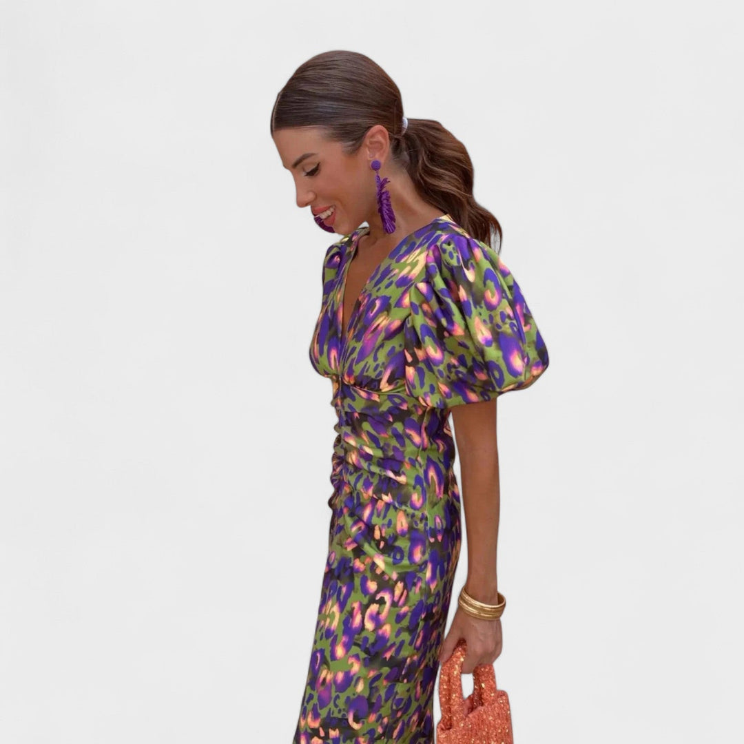 Lily - Vestido Fuego Tropical